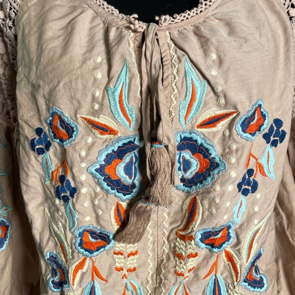 Sundance Womens Beautiful Silk Blend Top- Medium - Picture 5 of 8